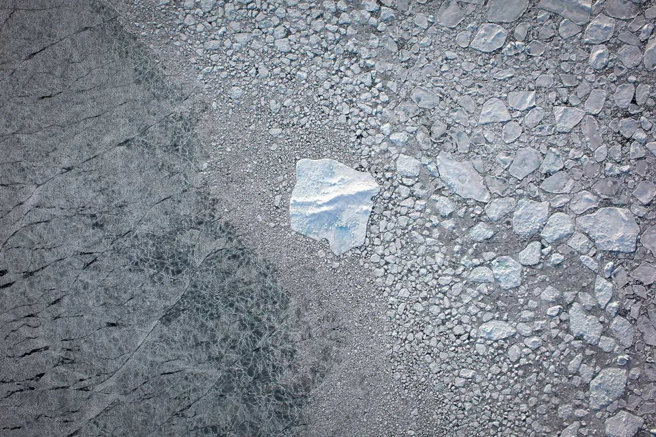3D Scan of Arctic Ice Floe: Floe A1006 in September 2011, Fram Strait, North West of Svalbard