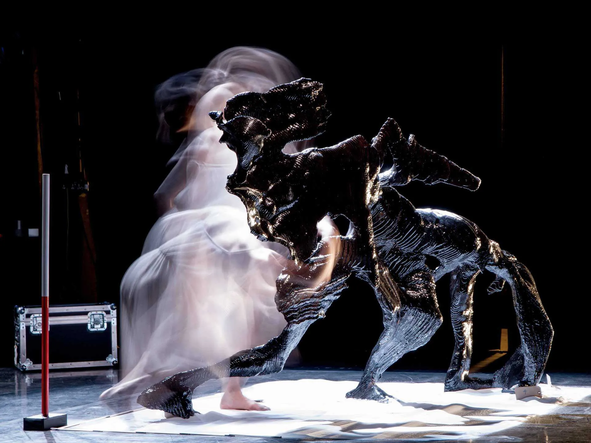 COLLAPSE in performance at the Barbican Centre, 2014