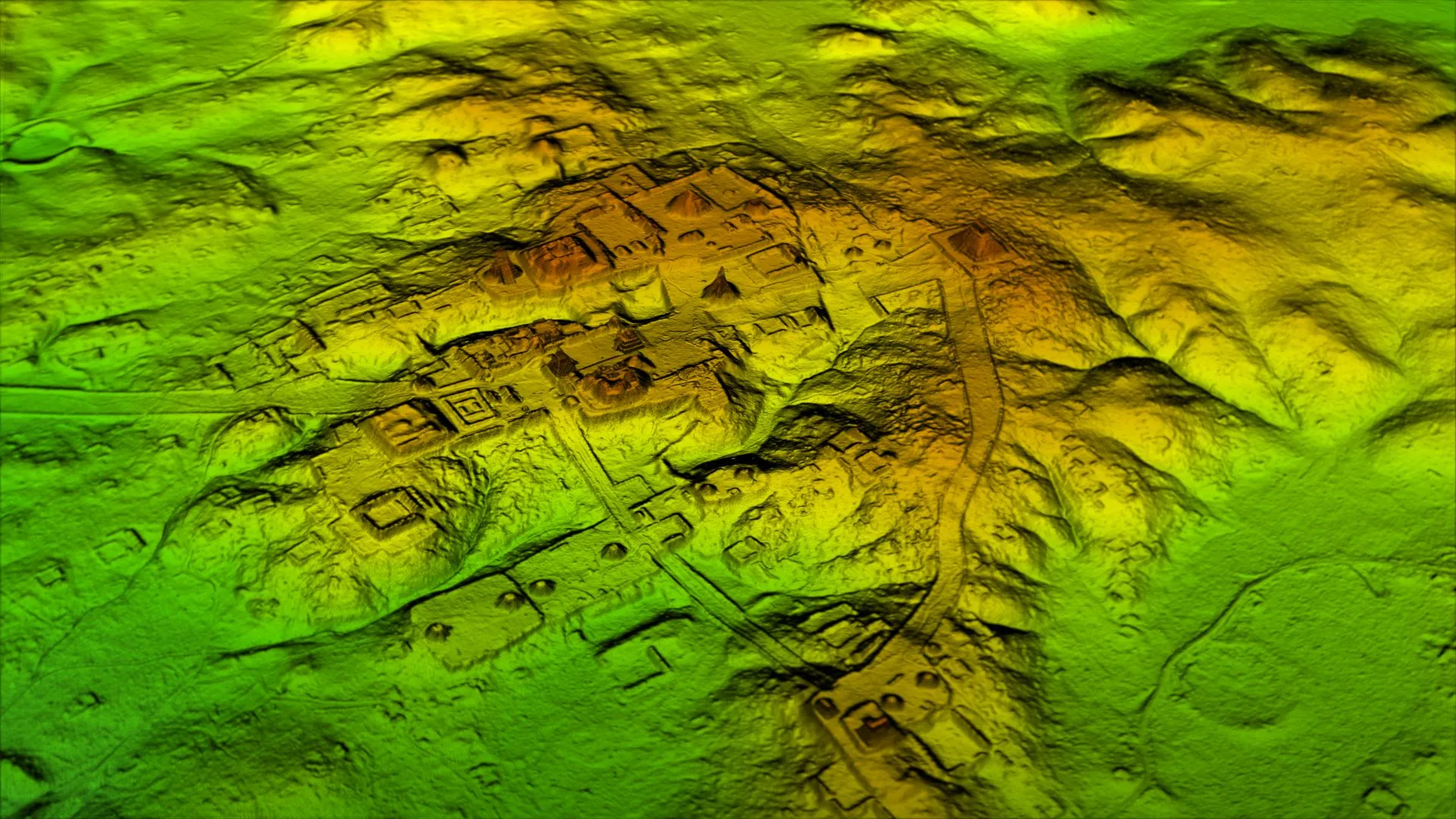 LIDAR scan data of Tikal
